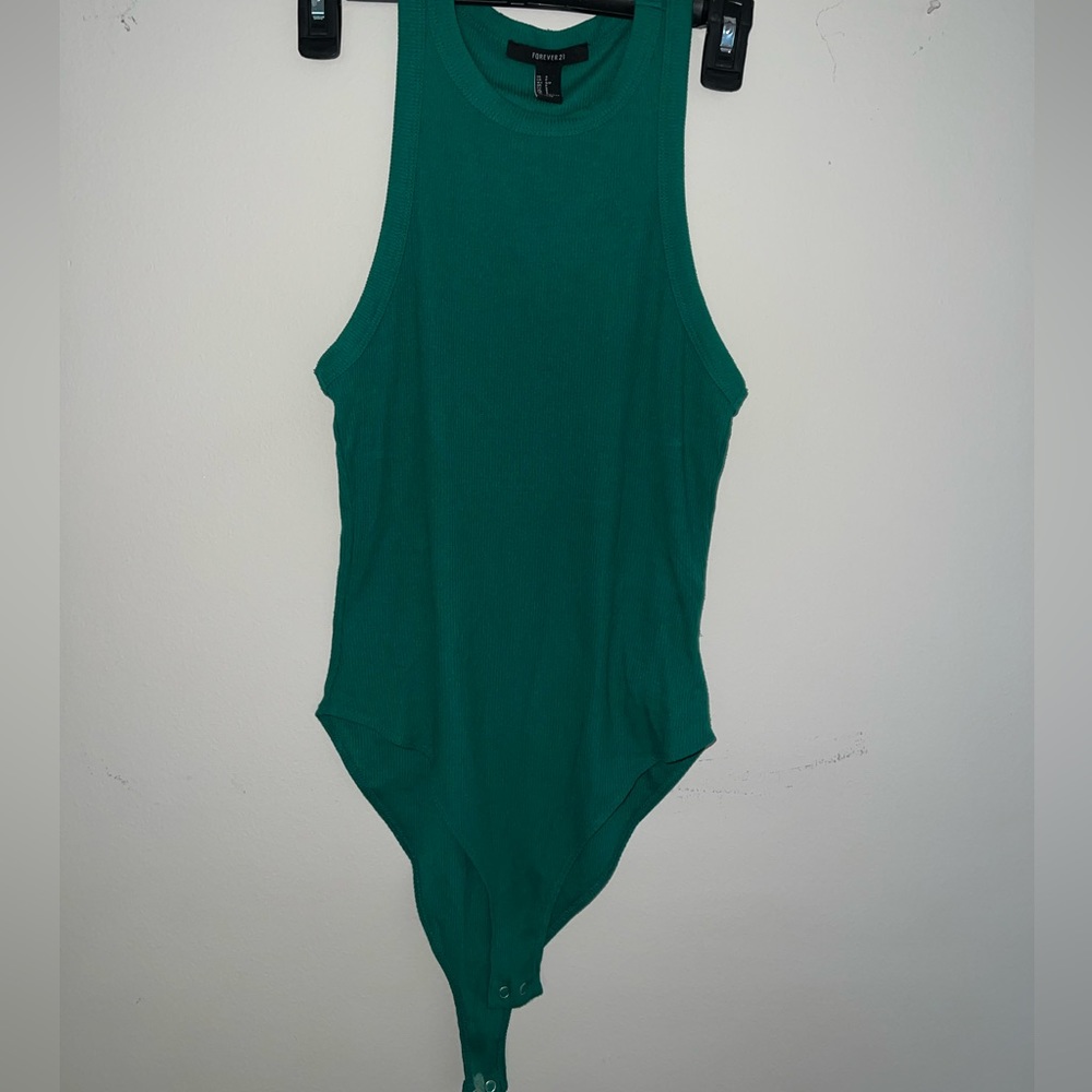 Dark green. Brand is from forever 21
